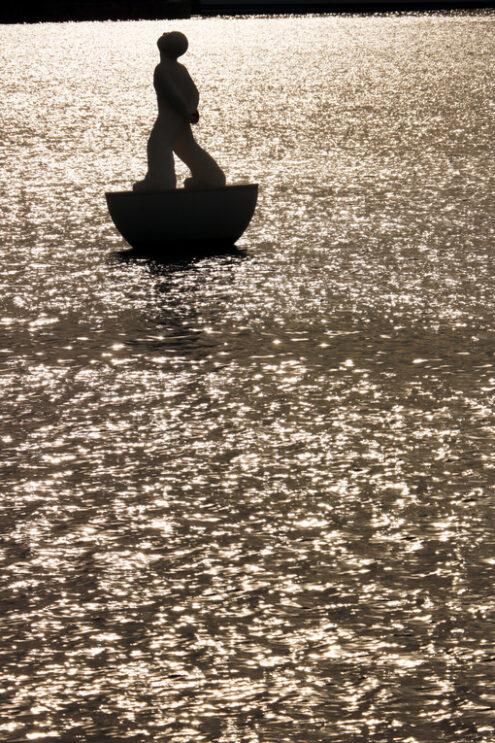 A floating buoy in the port of Barcelona - MyVideoimage.com