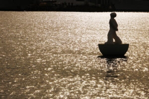 A floating buoy in the port of Barcelona - MyVideoimage.com