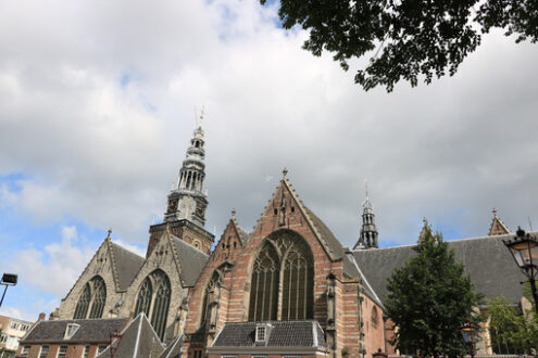 Apse of the Old Church (De Oude Kerk). - MyVideoimage.com | Foto stock & Video footage