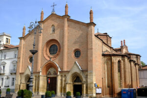 Asti church. Collegiate Church of San Secondo in Asti. Stock photos. - MyVideoimage.com | Foto stock & Video footage