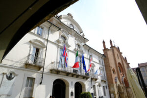 Asti town all. Asti town hall.  Stock photos. - MyVideoimage.com | Foto stock & Video footage