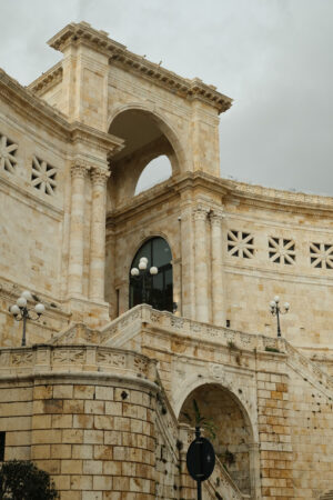 Bastione di Saint Remy. Bastion of Saint Remy in Cagliari. Foto stock royalty free. - MyVideoimage.com | Foto stock & Video footage