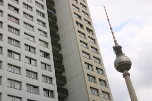 Berlin, Germany, 13 June 2018. The Berlin TV tower and the build - MyVideoimage.com