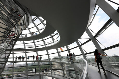 Berlin, Germany, 13 June 2018. The new dome of the Bundestag. Foto Berlino.