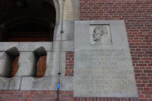 Beurs van Berlage. Building designed by the great Dutch architect. Beurs van Berlag - MyVideoimage.com | Foto stock & Video footage