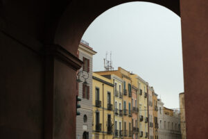 Cagliari houses. Houses of the Sardinian city of Cagliari. Stock photos. - MyVideoimage.com | Foto stock & Video footage