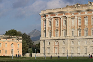 Caserta, Italy. Main external facade of the Royal Palace of Caserta (Italy). Designed by the architect Luigi Vanvitelli from 1751. Caserta royal palace photo