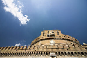 Castel Sant’Angelo, Roma. Main facade of Castel Sant’Angelo. - MyVideoimage.com | Foto stock & Video footage