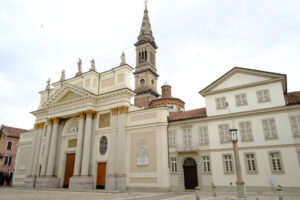 Cathedral of Alessandria. Cathedral of the Piedmontese city of Alessandria. Stock photos. - MyVideoimage.com | Foto stock & Video footage