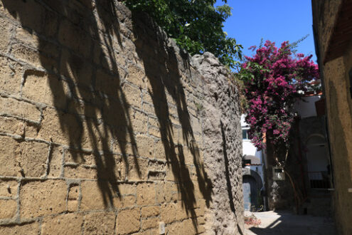 Characteristic street in the ancient village of Forio on the Isl - MyVideoimage.com