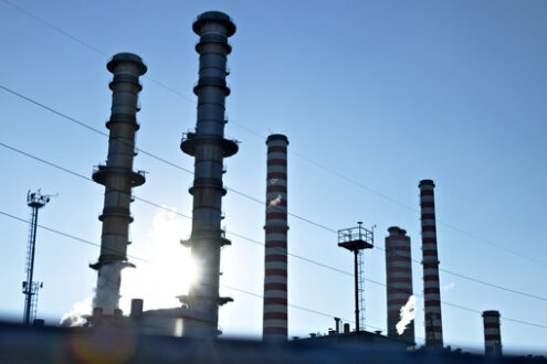 Chimneys of the power plant - MyVideoimage.com