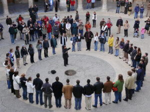 Choir at the Palazzo Carlo in the Alhambra. - MyVideoimage.com