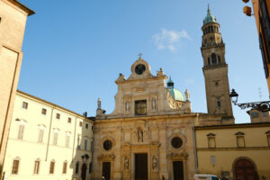 Church of San Giovanni evangelista in Parma, Italian capital of culture 2010. - MyVideoimage.com