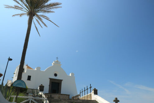 Church of Soccorso in Forio on the island of Ischia near Naples. - MyVideoimage.com