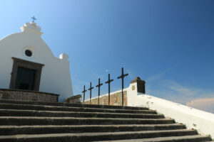 Church of Soccorso in Forio on the island of Ischia near Naples. - MyVideoimage.com