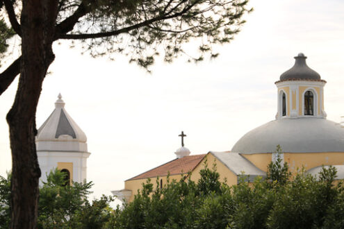 Convent of the Friars Minor S. Antonio in Ischia Ponte. Church a - MyVideoimage.com