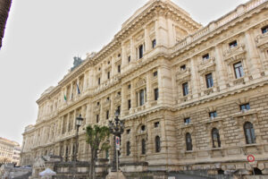 Corte di Cassazione Roma. Palace of the Court of Cassation. Roma foto. - MyVideoimage.com | Foto stock & Video footage