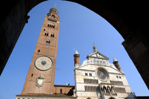 Cremona Cathedral and torrazzo. - MyVideoimage.com | Foto stock & Video footage