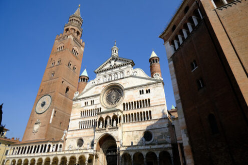 Cremona Cathedral and torrazzo. - MyVideoimage.com | Foto stock & Video footage