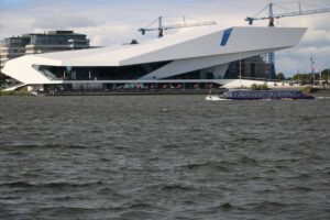 EYE Film Institute Netherlands of Amsterdam. The building was de - MyVideoimage.com