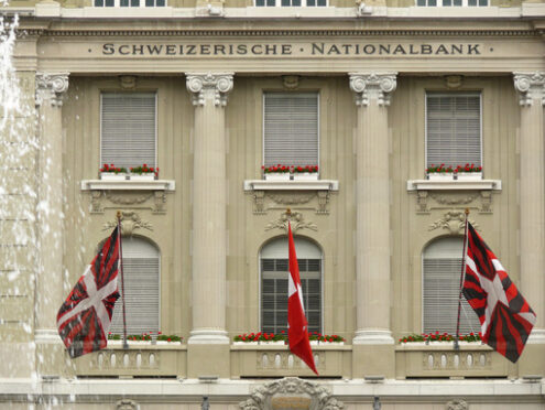 Facade of the National Bank. - MyVideoimage.com