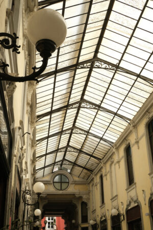 Galleria commerciale. Ancient commercial gallery of Alessandria. Foto stock royalty free. - MyVideoimage.com | Foto stock & Video footage