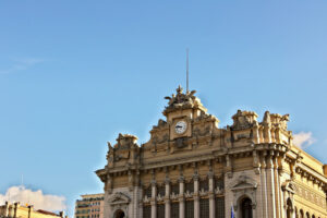 Genoa Brignole station. - MyVideoimage.com | Foto stock & Video footage