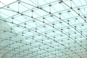 Glass roof of modern square. - MyVideoimage.com | Foto stock & Video footage