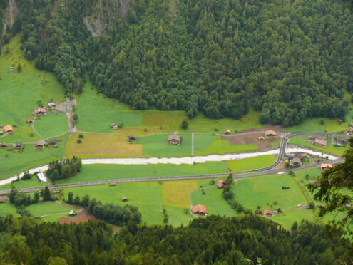 Grindelwald. Switzerland. The valley of the small town. Foto Svizzera. Switzerland photo