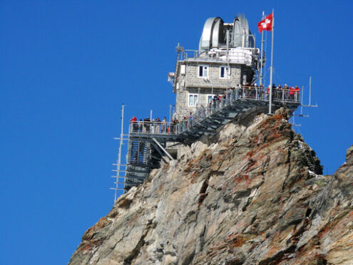 Jungfrau, Switzerland. 08/06/2009. Sphinx astronomical observatory. Foto Svizzera. Switzerland photo