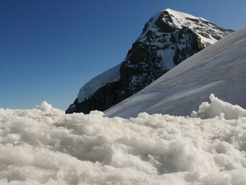 Jungfrau, Switzerland. 08/06/2009. The top of the mountain. Foto Svizzera. Switzerland photo