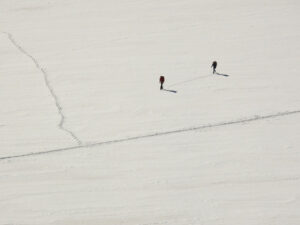 Jungfrau, Switzerland. People on snow trails. Foto Svizzera. Switzerland photo