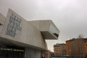 Maxxi Roma. Museo arte contemporanea. Architecture of the building of the museum of contemporary art in Rome MACRO. - MyVideoimage.com | Foto stock & Video footage