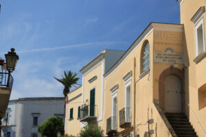 Mediterranean-style building housing the museum of the hospital - MyVideoimage.com