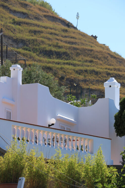 Mediterranean village on the island of Ischia. Near Sant’Angelo. Foto Ischia photos.