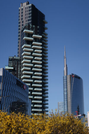 Milan skyscrapers in the Porta Nuova area, Porta Garibaldi. - LEphotoart.com