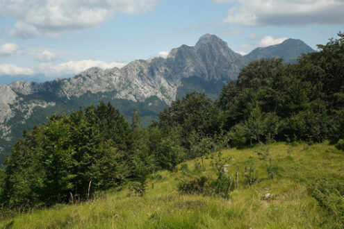 Mountains of the Apuan Alps. The Pizzo d’Uccello. - MyVideoimage.com | Foto stock & Video footage