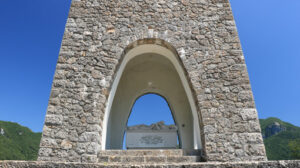 Nazi massacre. Stazzema. Ossuary monument of Sant’Anna di Stazzema. Memorial of the Nazi massacre of 12 August 1944. Toscana - MyVideoimage.com | Foto stock & Video footage