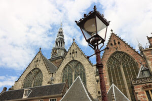 Old Church, Oude Kerk, is the oldest church in the city. It is l - MyVideoimage.com