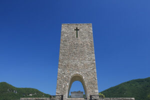 Ossuary monument of Sant’Anna di Stazzema. Memorial of the Nazi massacre of 12 August 1944. - MyVideoimage.com