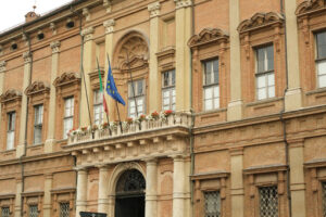 Palazzo Ghilini. Palace of the Prefecture of Alessandria. Foto stock royalty free. - MyVideoimage.com | Foto stock & Video footage