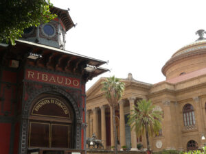 Palermo, Sicily, Italy. Maximum theater - MyVideoimage.com