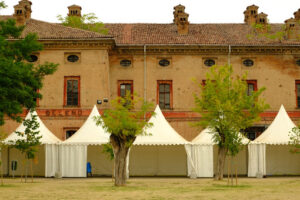 Party in the park. Fortress of the Citadel of Alessandria. Stock photos. - MyVideoimage.com | Foto stock & Video footage