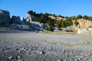 Portoro marble quarries on Palmaria Island, near the Cinque Terre in the municipality of Portovenere. - MyVideoimage.com | Foto stock & Video footage