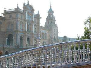 Royal Palace Square. Bridge. Foto Siviglia. Sevilla photo