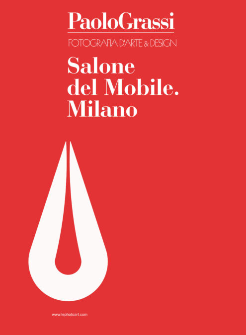 Salone del Mobile 2018 Copertina del catalogo fotografie d'arte Paolo Grassi