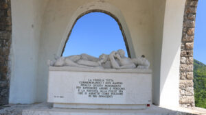 Sant’Anna di Stazzema photo. Nazi massacre Ossuary monument of Sant’Anna di Stazzema. Memorial of the Nazi massacre of 12 August 1944. Toscana - MyVideoimage.com | Foto stock & Video footage