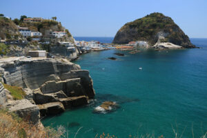 Sant’angelo di Ischia, Mediterranean sea near Naples. The mountain. Foto Ischia photos.