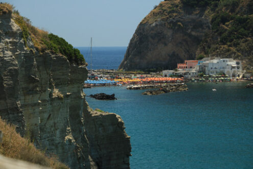 Sant’angelo di Ischia, Mediterranean sea near Naples. The mountain. Foto Ischia photos.