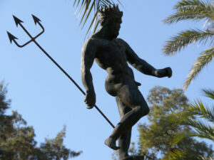 Statue of Neptune in the Alcazar. - MyVideoimage.com